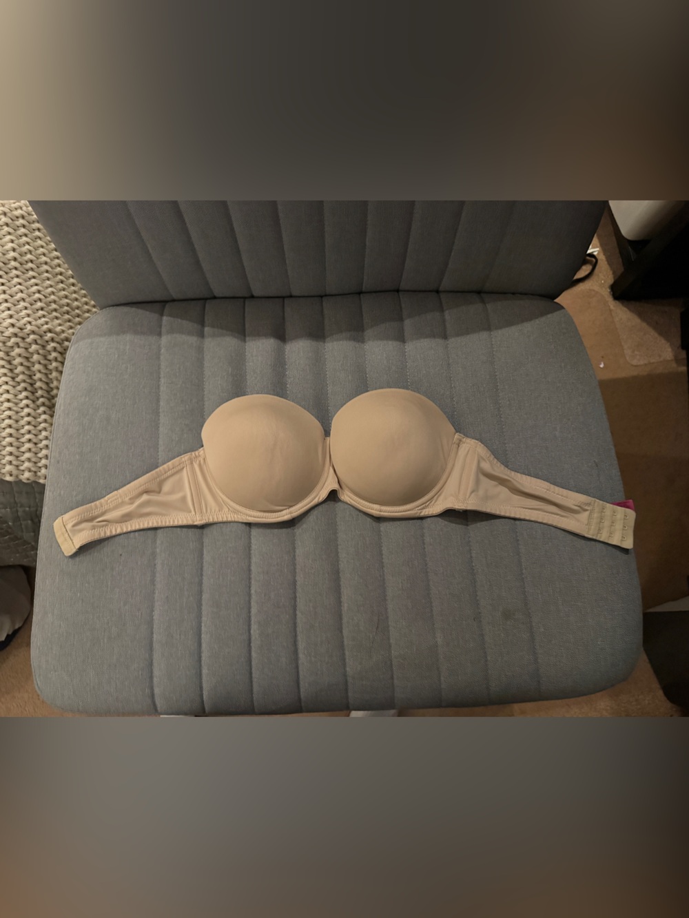Fruit of the Loom Nude Strapless T-Shirt Bra